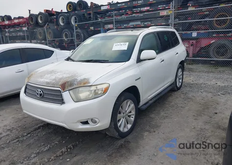 2008 Toyota Highlander Hybrid Limited from USA, damaged, VIN JTEEW44A282020731
